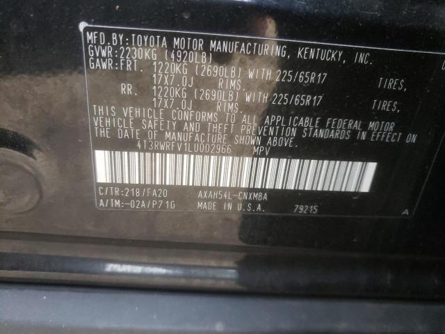 Photo 12 VIN: 4T3RWRFV1LU002966 - TOYOTA RAV4 