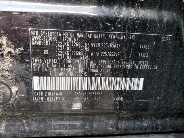 Photo 12 VIN: 4T3RWRFV1NU058215 - TOYOTA RAV4 XLE 