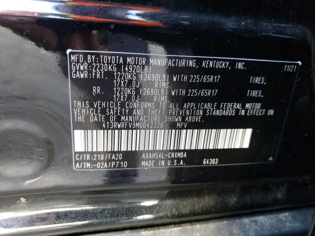 Photo 11 VIN: 4T3RWRFV9MU042326 - TOYOTA RAV4 XLE 