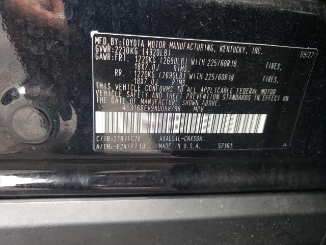 Photo 12 VIN: 4T3T6RFV9NU098788 - TOYOTA RAV4 SE 