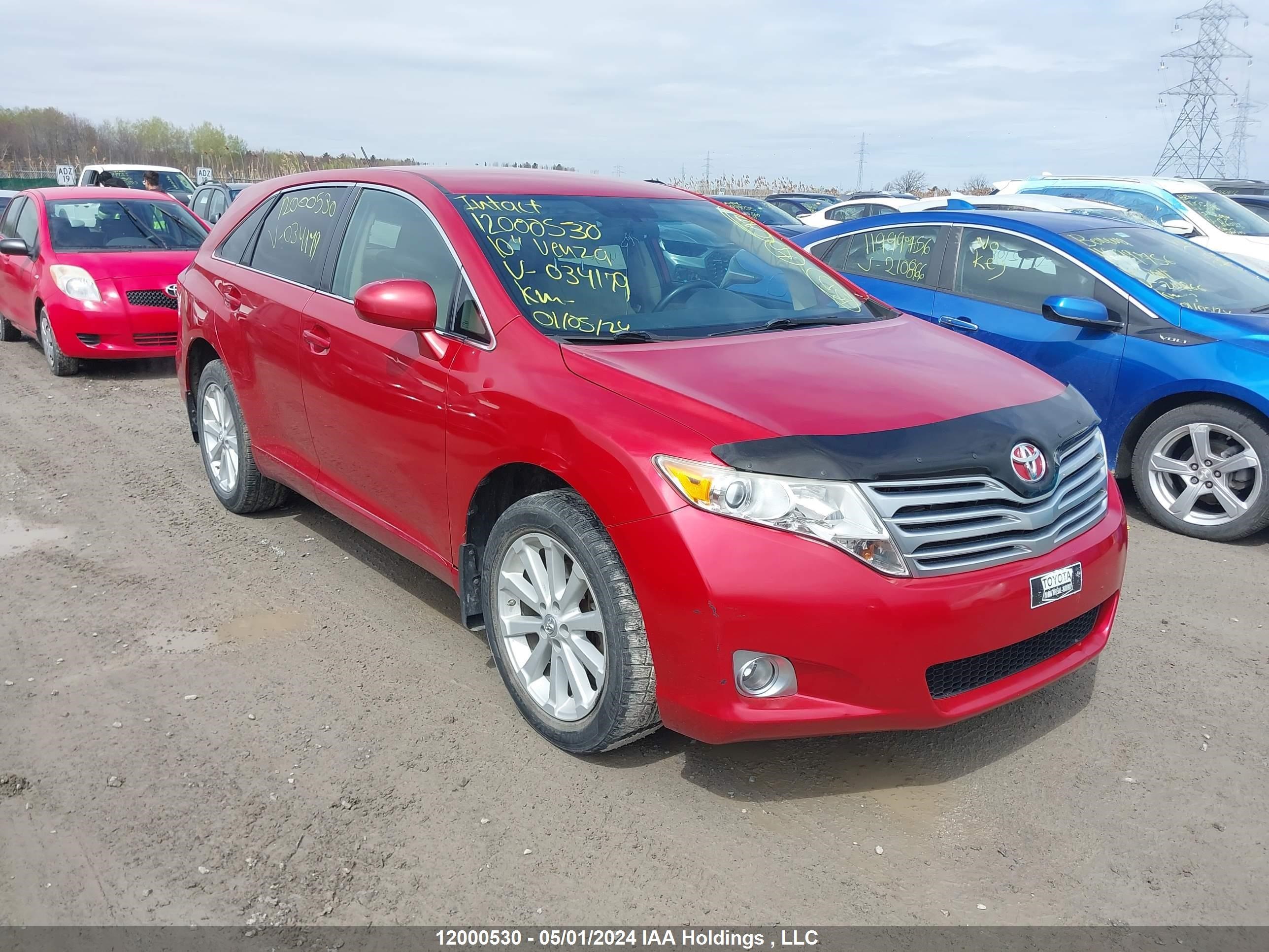 Photo 0 VIN: 4T3ZA3BB0AU034179 - TOYOTA VENZA 