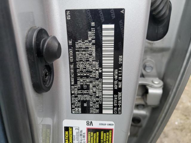 Photo 12 VIN: 4T3ZA3BB1EU088533 - TOYOTA VENZA 