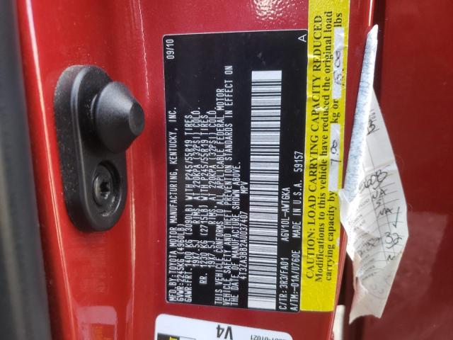 Photo 13 VIN: 4T3ZA3BB2AU037407 - TOYOTA VENZA 