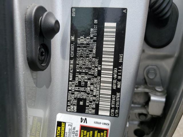 Photo 12 VIN: 4T3ZA3BB3AU032040 - TOYOTA VENZA 