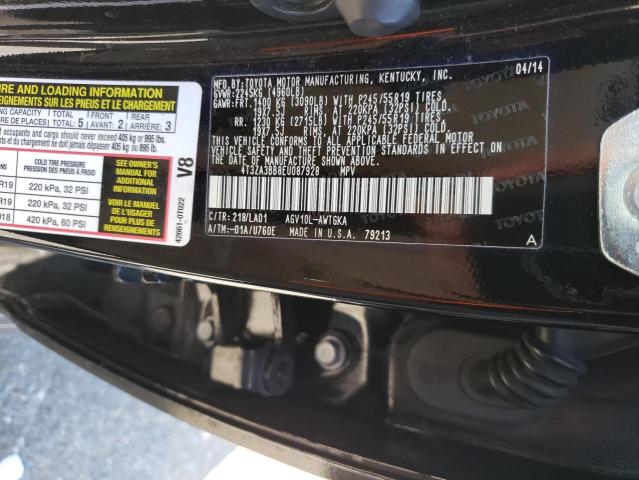 Photo 12 VIN: 4T3ZA3BB8EU087928 - TOYOTA VENZA LE 