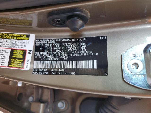 Photo 11 VIN: 4T3ZA3BB9AU028302 - TOYOTA VENZA 