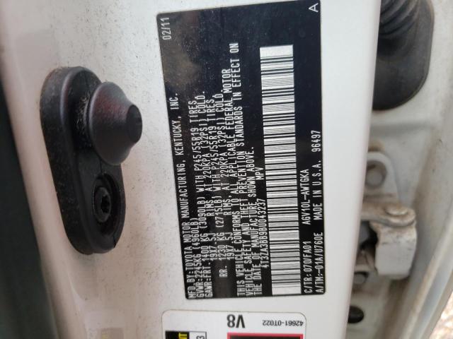 Photo 9 VIN: 4T3ZA3BB9BU043237 - TOYOTA VENZA 