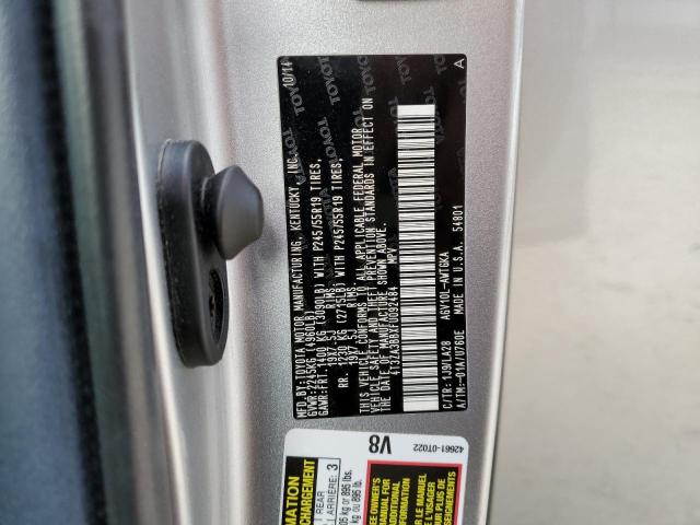 Photo 12 VIN: 4T3ZA3BBXFU092484 - TOYOTA VENZA LE 