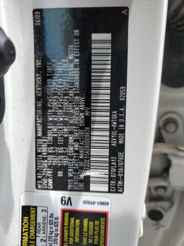 Photo 11 VIN: 4T3ZE11A09U009828 - TOYOTA VENZA 