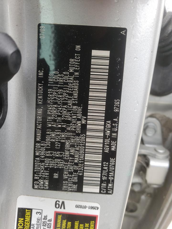 Photo 11 VIN: 4T3ZE11A09U012065 - TOYOTA VENZA 