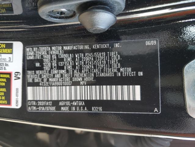 Photo 12 VIN: 4T3ZE11A99U010007 - TOYOTA VENZA 