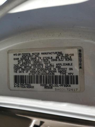 Photo 12 VIN: 4T3ZF13C1WU085436 - TOYOTA SIENNA LE 