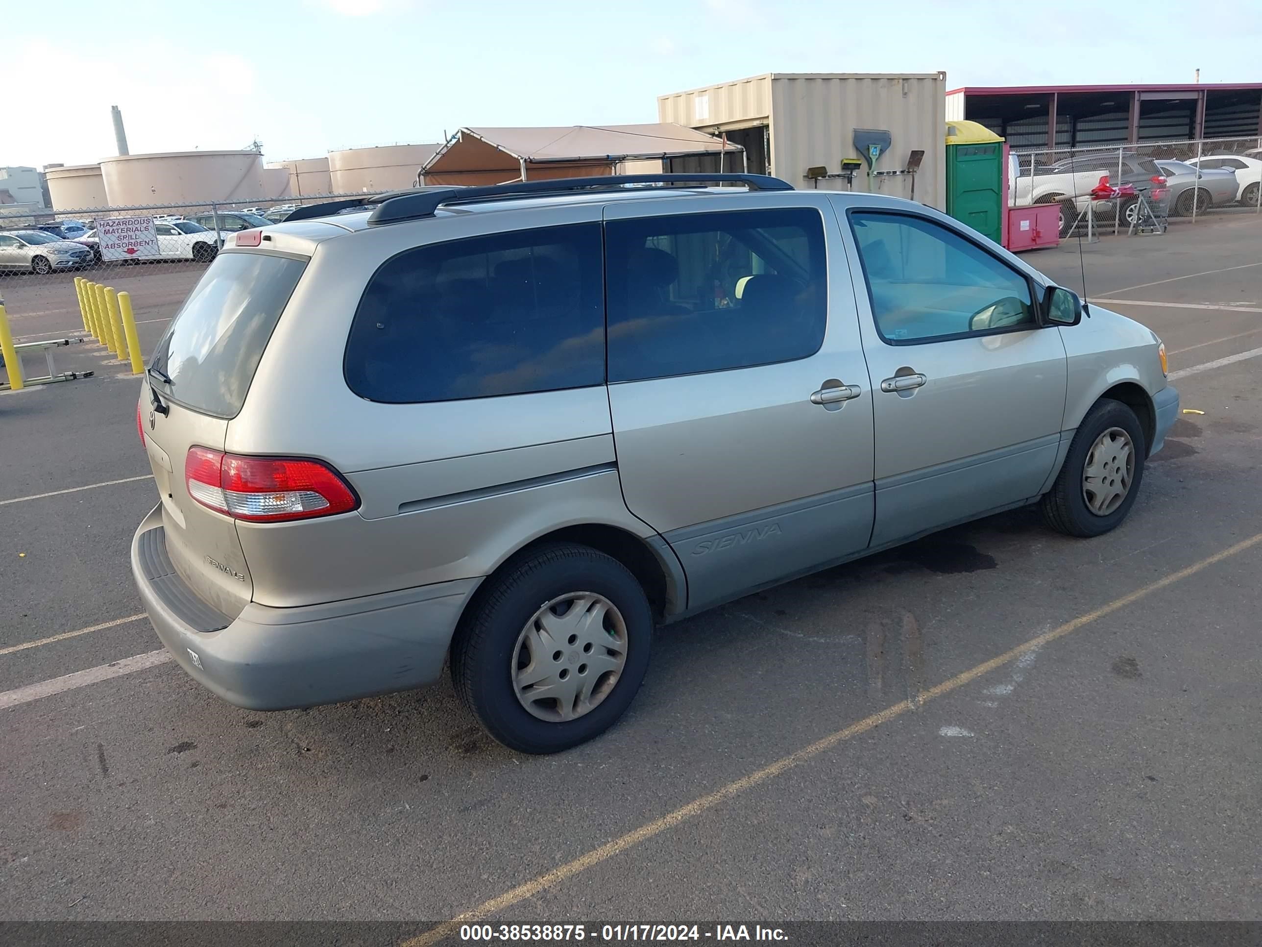 Photo 3 VIN: 4T3ZF13C31U396665 - TOYOTA SIENNA 