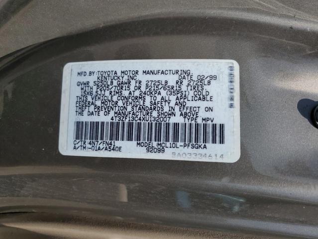 Photo 12 VIN: 4T3ZF13C4XU132007 - TOYOTA SIENNA LE 