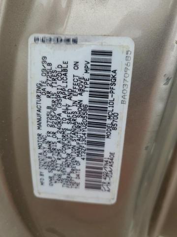 Photo 12 VIN: 4T3ZF13C4YU205586 - TOYOTA SIENNA LE 