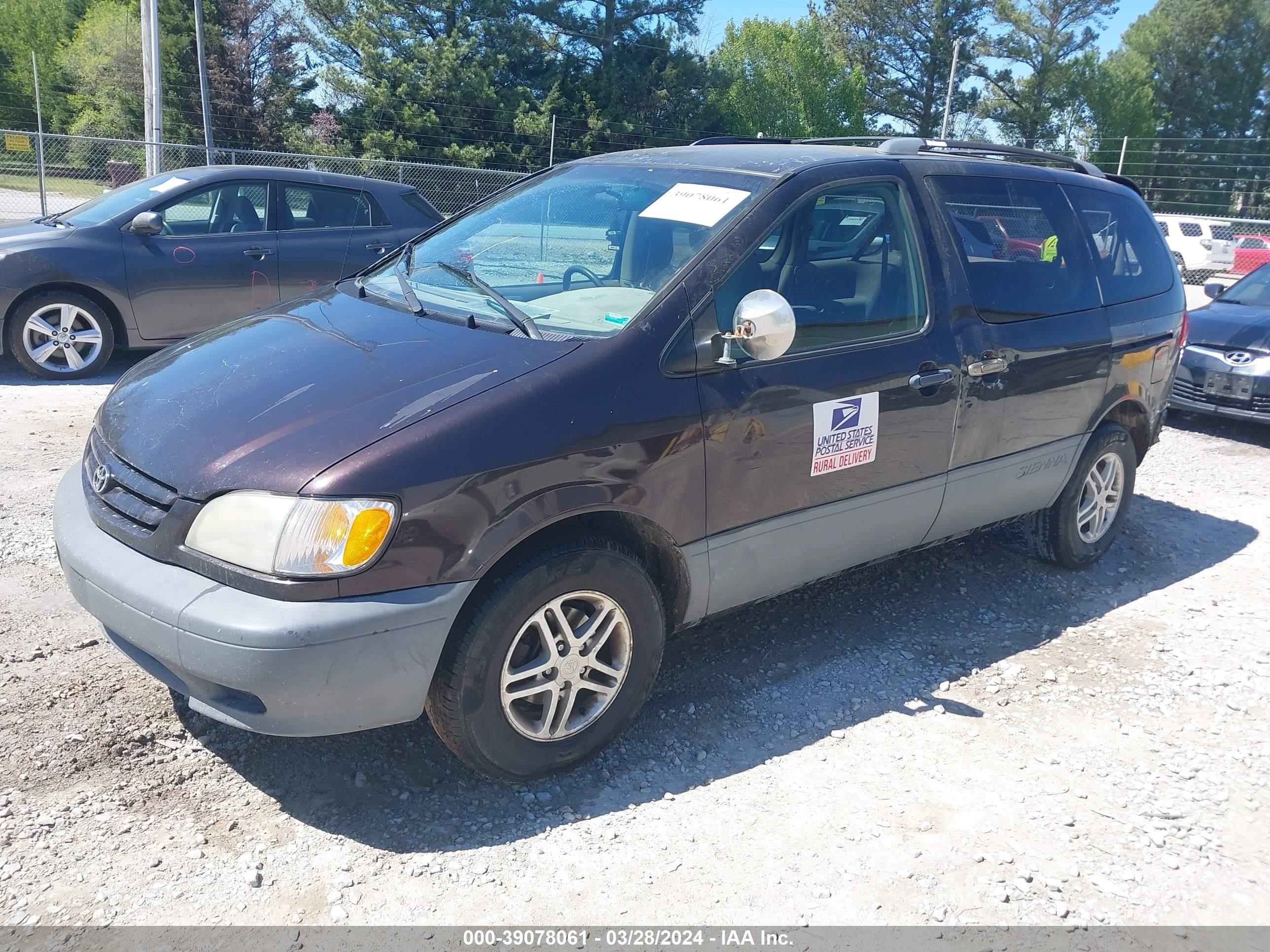 Photo 1 VIN: 4T3ZF13C51U363277 - TOYOTA SIENNA 