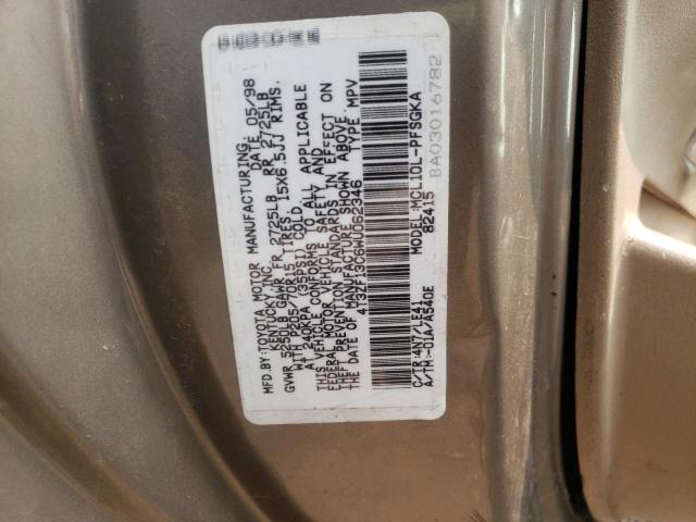 Photo 13 VIN: 4T3ZF13C6WU062346 - TOYOTA SIENNA LE 