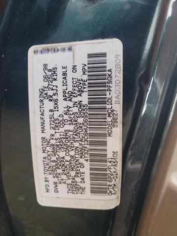 Photo 12 VIN: 4T3ZF13C6WU069555 - TOYOTA SIENNA LE 