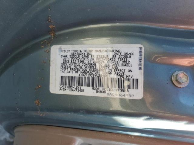 Photo 13 VIN: 4T3ZF13C6YU294691 - TOYOTA SIENNA LE 