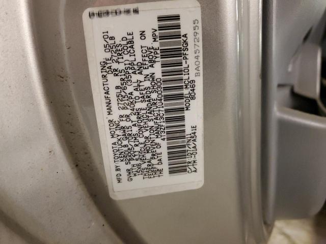 Photo 12 VIN: 4T3ZF13C71U400300 - TOYOTA SIENNA LE 