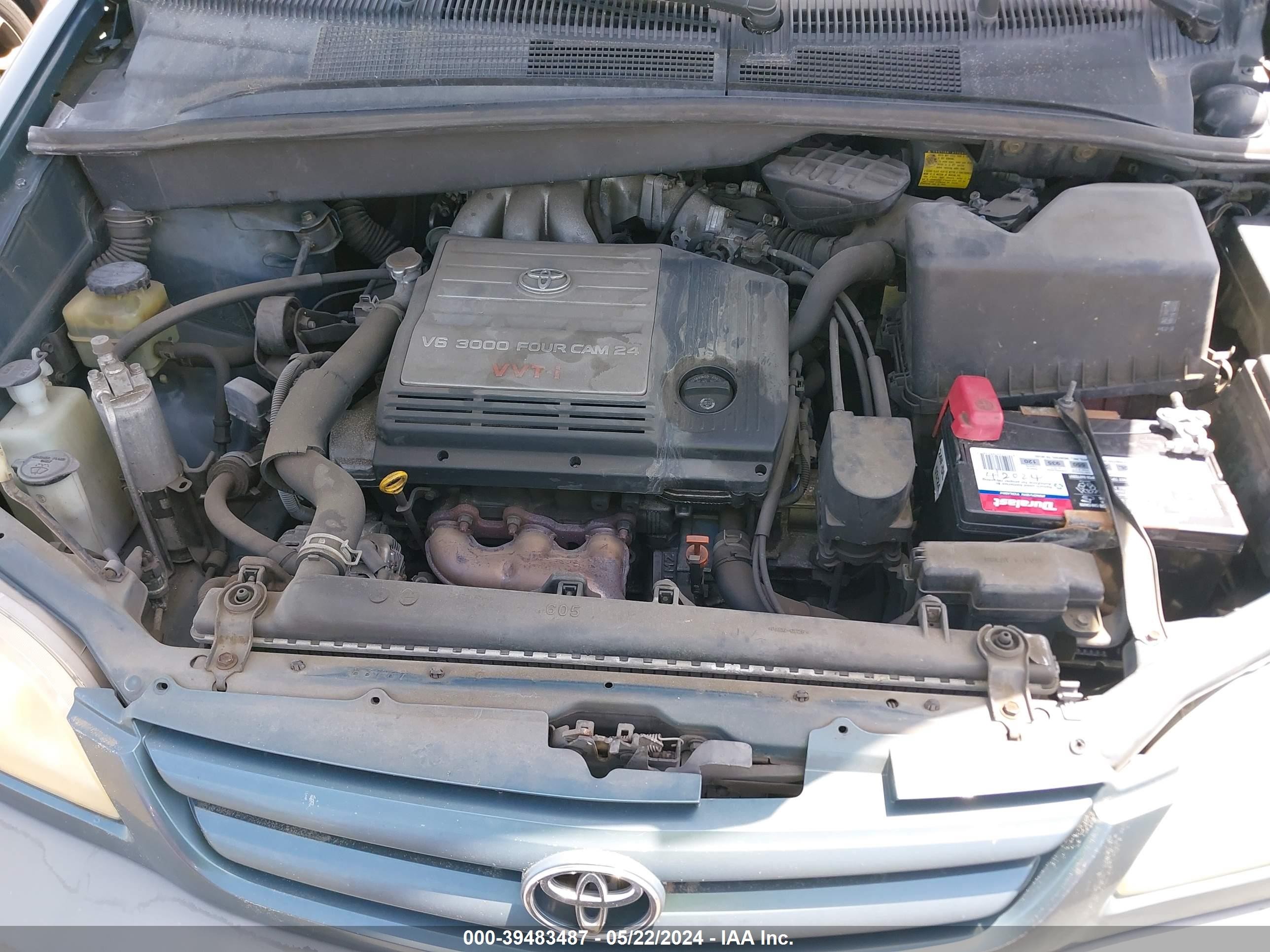 Photo 9 VIN: 4T3ZF13C71U403598 - TOYOTA SIENNA 