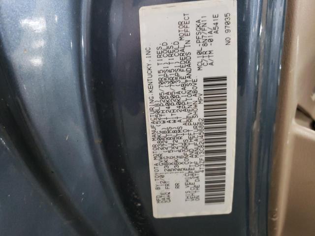 Photo 12 VIN: 4T3ZF13C72U489853 - TOYOTA SIENNA LE 