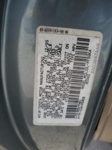 Photo 12 VIN: 4T3ZF13C9YU240222 - TOYOTA SIENNA LE 