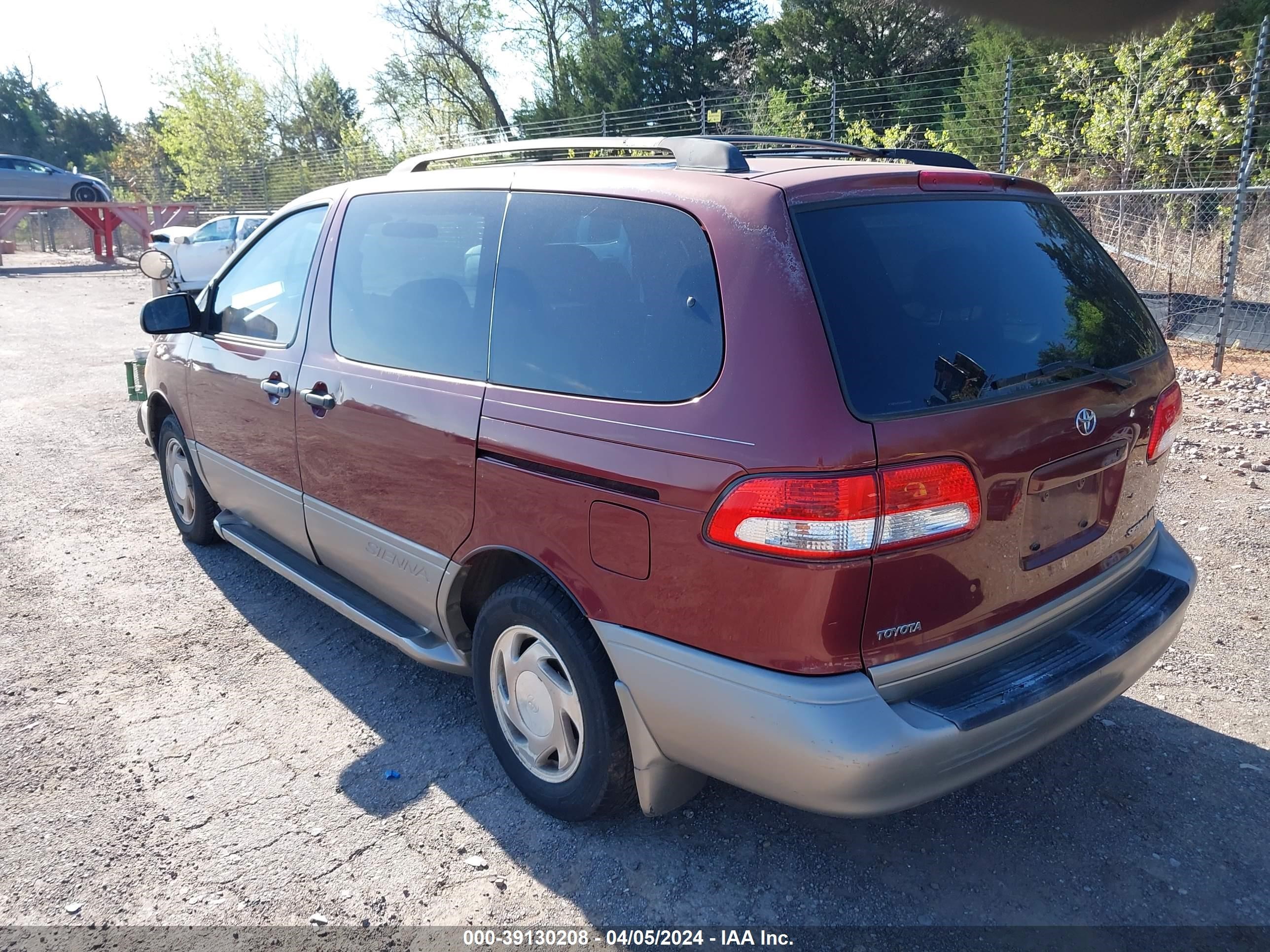 Photo 2 VIN: 4T3ZF13CX2U458855 - TOYOTA SIENNA 