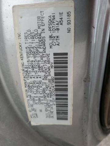 Photo 12 VIN: 4T3ZF13CX2U473002 - TOYOTA SIENNA LE 