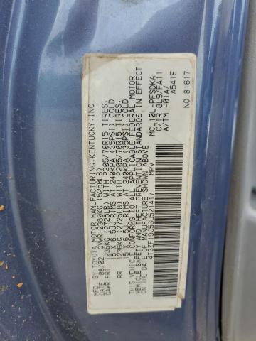 Photo 12 VIN: 4T3ZF19C53U521417 - TOYOTA SIENNA CE 