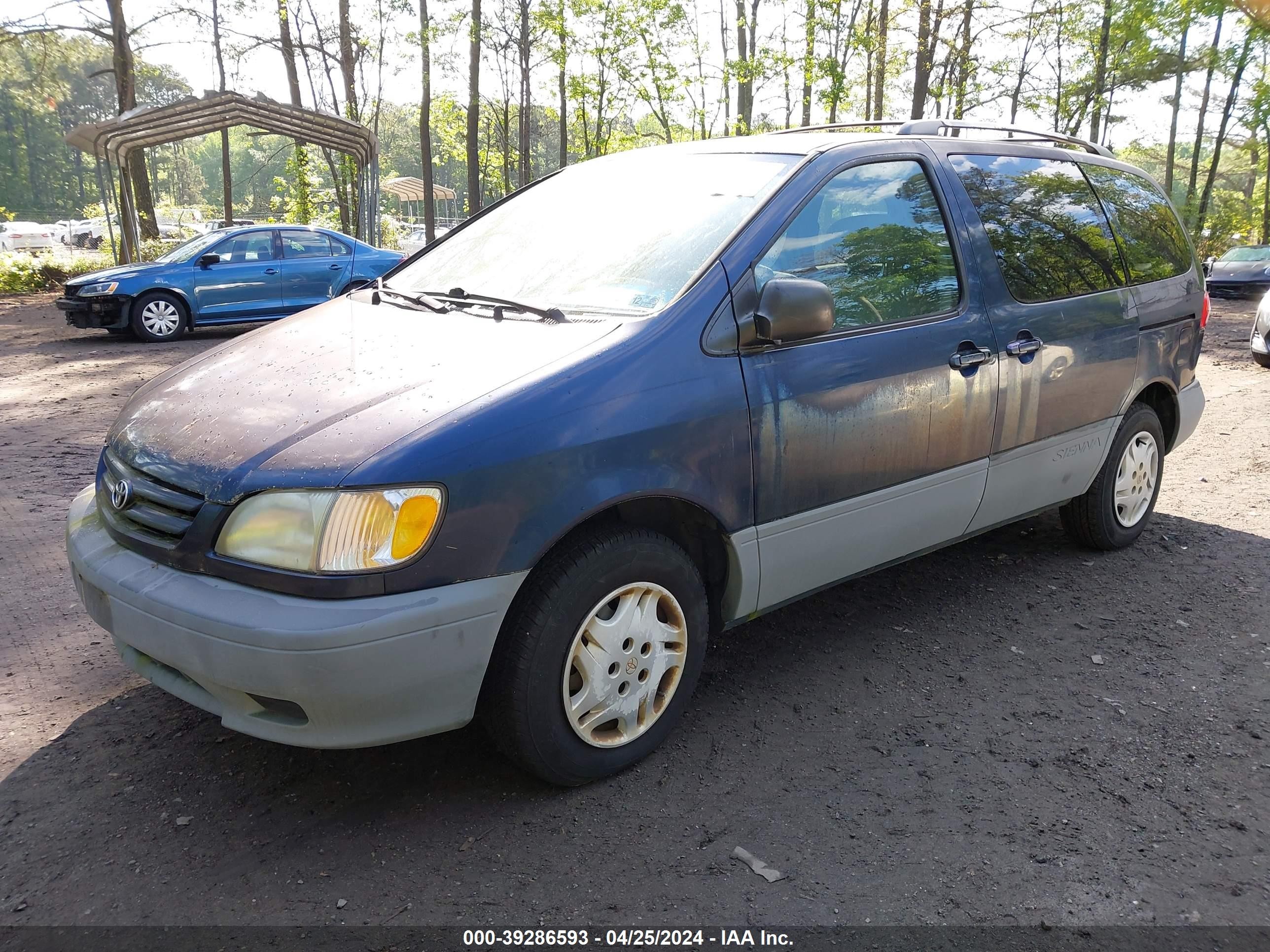 Photo 1 VIN: 4T3ZF19C63U545967 - TOYOTA SIENNA 