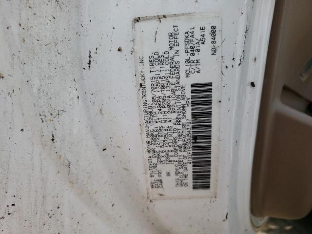 Photo 12 VIN: 4T3ZF19C83U543797 - TOYOTA SIENNA CE 