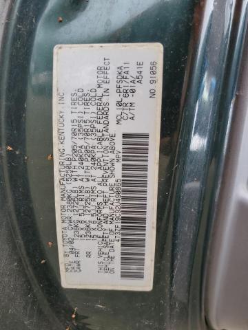 Photo 12 VIN: 4T3ZF19C92U490865 - TOYOTA SIENNA CE 