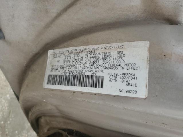 Photo 12 VIN: 4T3ZF19C93U556025 - TOYOTA SIENNA CE 