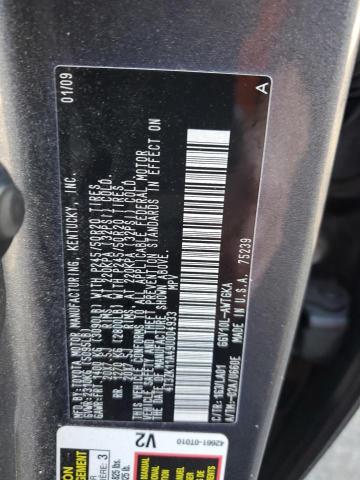 Photo 12 VIN: 4T3ZK11A49U004933 - TOYOTA VENZA 