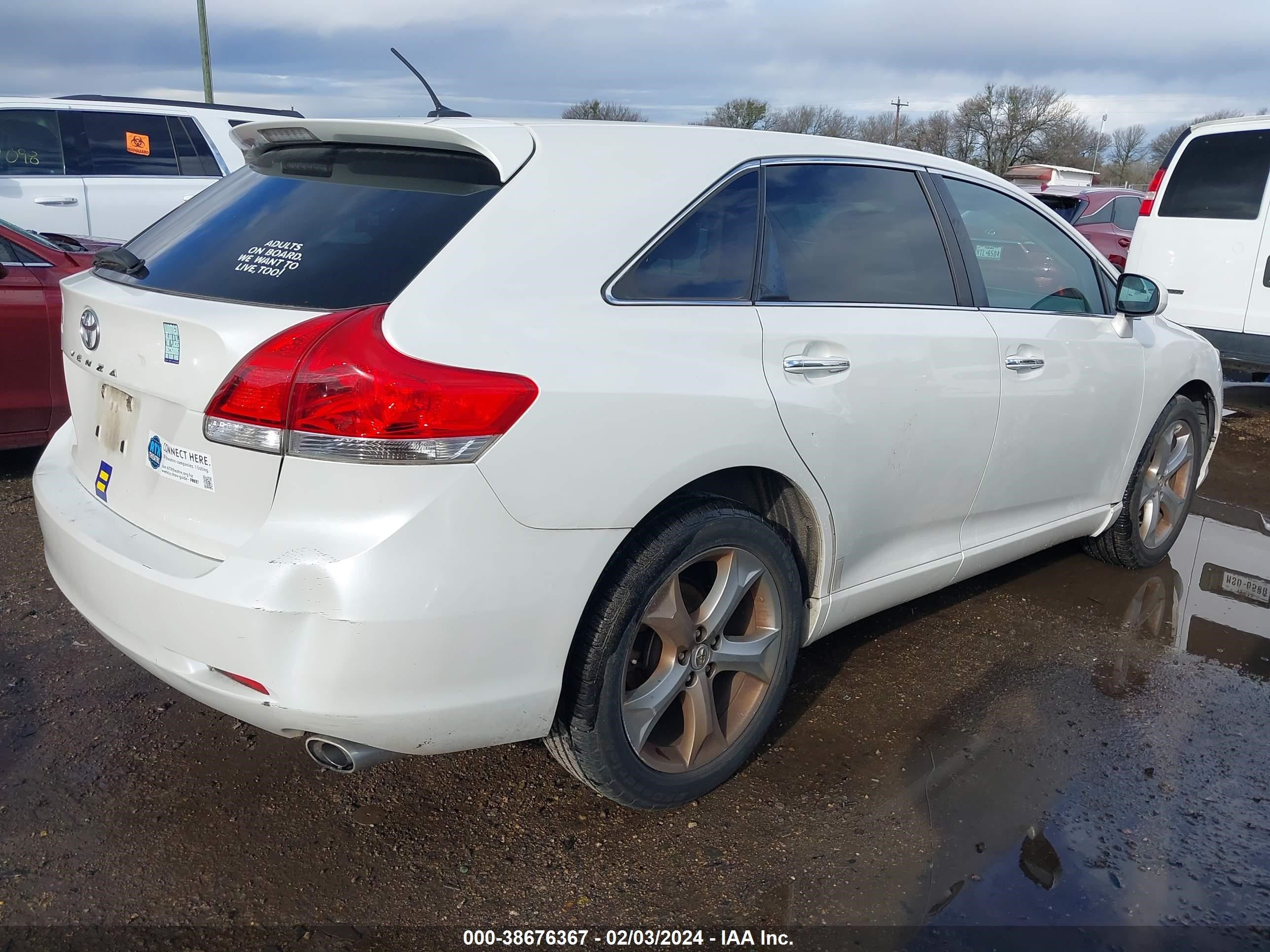 Photo 3 VIN: 4T3ZK11A49U014054 - TOYOTA VENZA 