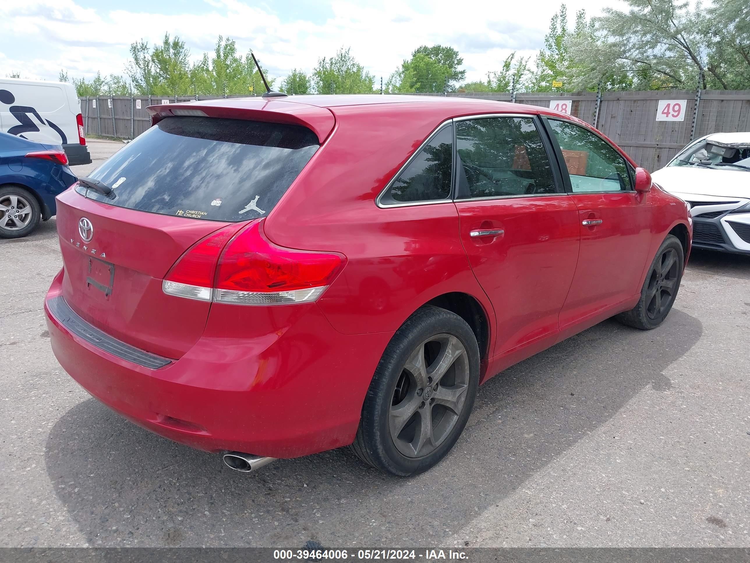 Photo 3 VIN: 4T3ZK11A79U019944 - TOYOTA VENZA 