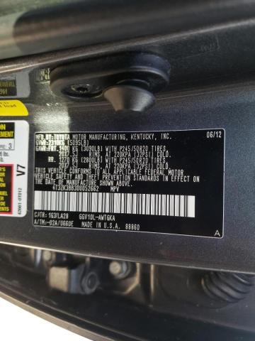 Photo 9 VIN: 4T3ZK3BB3DU052662 - TOYOTA VENZA LE 