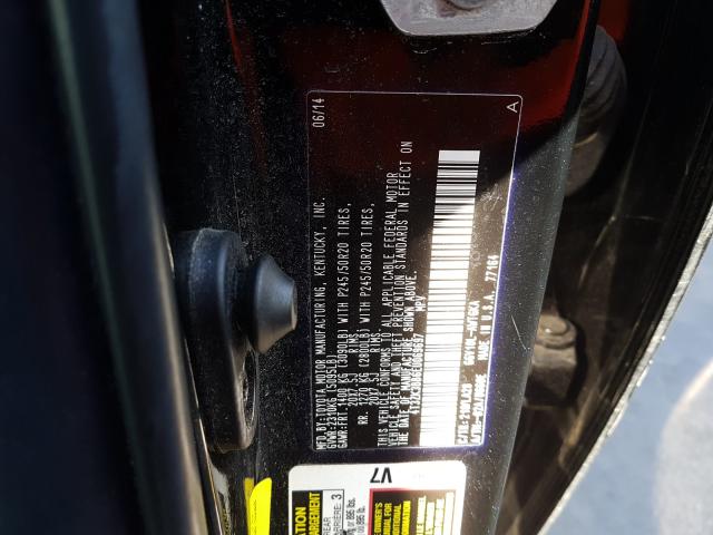 Photo 9 VIN: 4T3ZK3BB6EU069697 - TOYOTA VENZA LE 