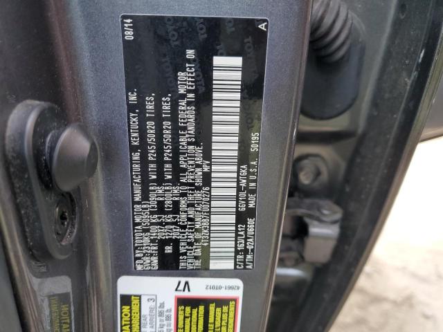 Photo 12 VIN: 4T3ZK3BB7FU070276 - TOYOTA VENZA 