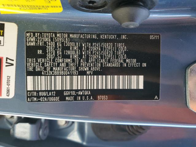 Photo 13 VIN: 4T3ZK3BB9BU041193 - TOYOTA VENZA 