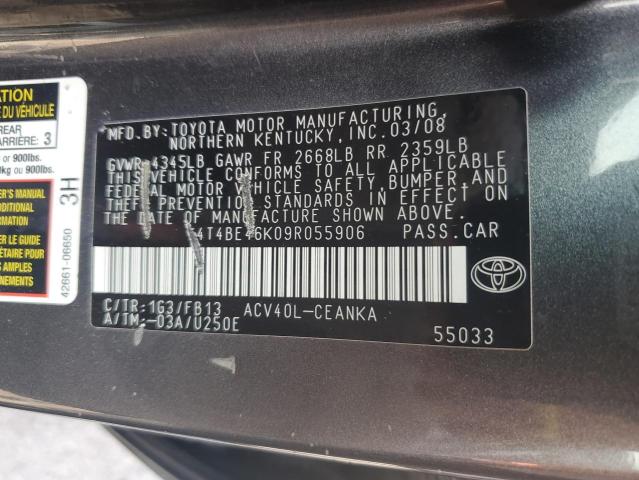 Photo 11 VIN: 4T4BE46K09R055906 - TOYOTA CAMRY BASE 