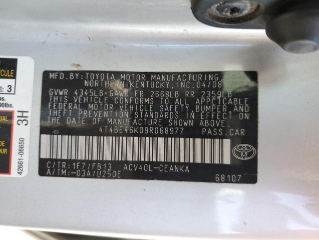 Photo 11 VIN: 4T4BE46K09R068977 - TOYOTA CAMRY BASE 