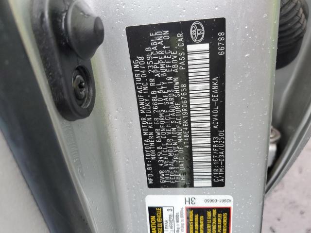 Photo 11 VIN: 4T4BE46K19R067658 - TOYOTA CAMRY BASE 