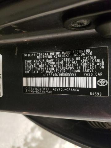 Photo 11 VIN: 4T4BE46K19R085559 - TOYOTA CAMRY 