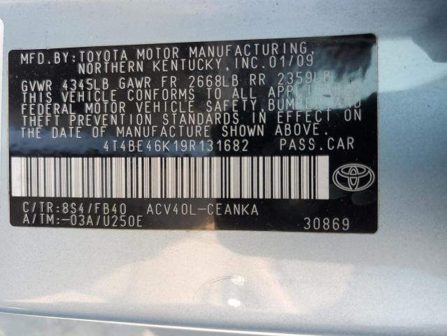 Photo 12 VIN: 4T4BE46K19R131682 - TOYOTA CAMRY BASE 