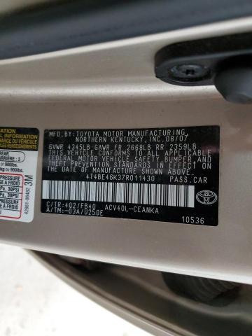 Photo 11 VIN: 4T4BE46K37R011430 - TOYOTA CAMRY CE 