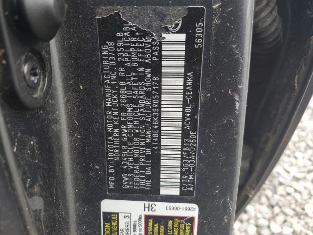 Photo 12 VIN: 4T4BE46K39R057178 - TOYOTA CAMRY BASE 