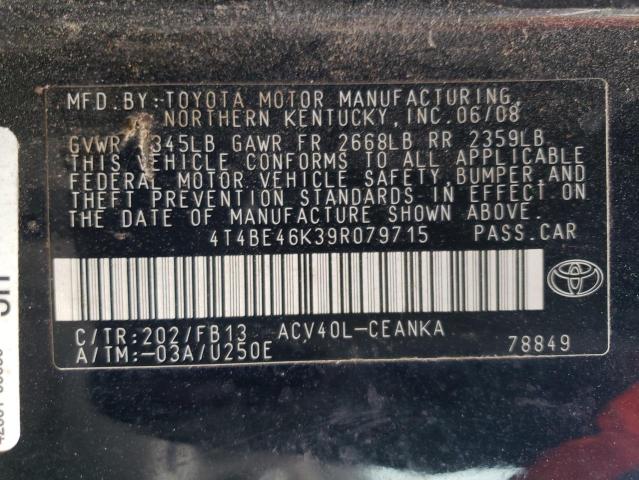 Photo 11 VIN: 4T4BE46K39R079715 - TOYOTA CAMRY 