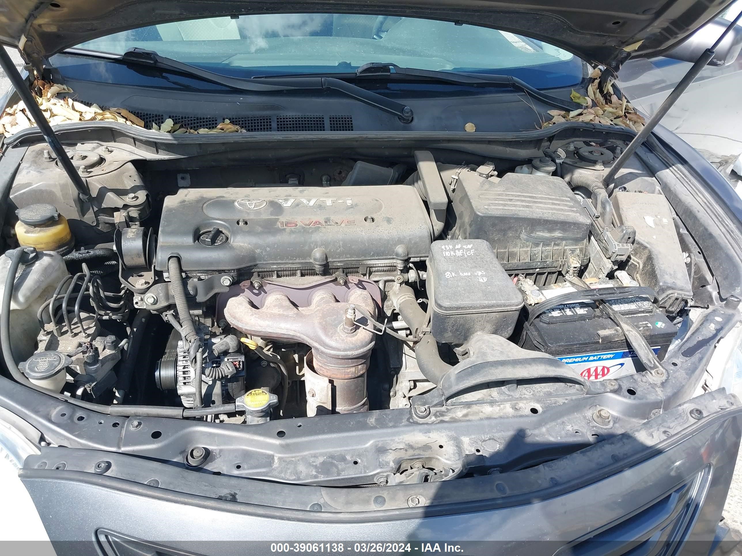 Photo 9 VIN: 4T4BE46K48R039190 - TOYOTA CAMRY 